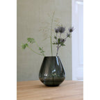Tasman vaas grey, mondgeblazen glas, Vase The World