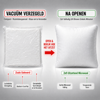 Binnenkussen 70x70 cm, microvezel vulling 2100 g, wit polyester, Urbane Hide