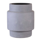 Pot Billund Grey, Fiberstone, 40xH50 cm /of/ 60xH70 cm, Vase The World