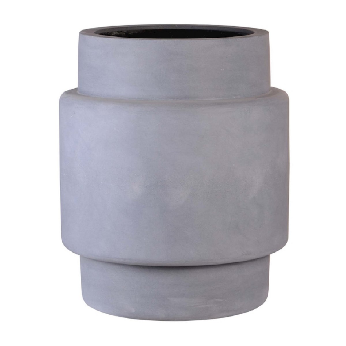Pot Billund Grey, Fiberstone, 40xH50 cm /of/ 60xH70 cm, Vase The World