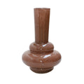 Bolombo Elite vaas, bruin glas met luchtbellen, Vase The World