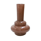 Bolombo Elite vaas, bruin glas met luchtbellen, Vase The World