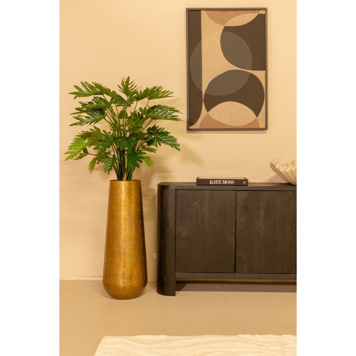 Philodendron Kunstplant 75 cm, Groen