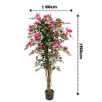 Bougainvillea Kunstplant 150 cm, Roze Bloemen