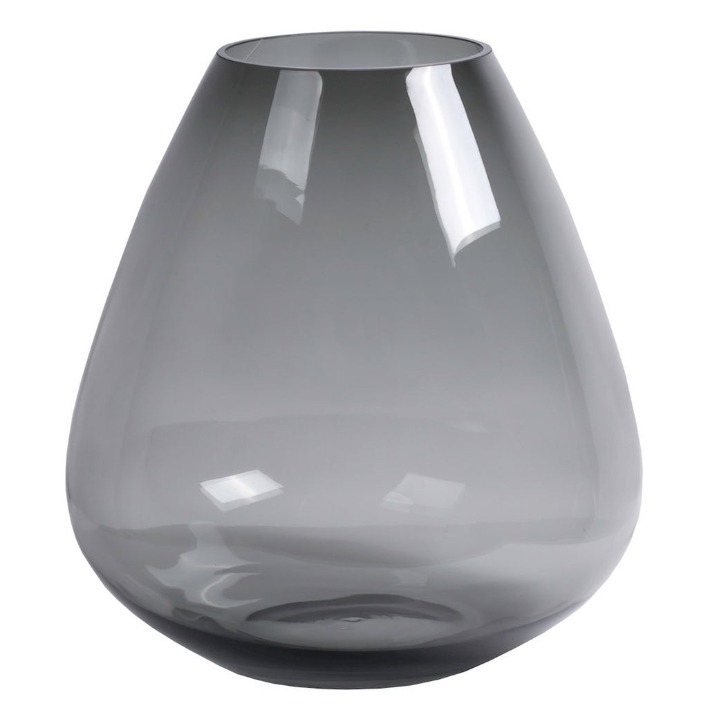 Tasman vaas grey, mondgeblazen glas, Vase The World