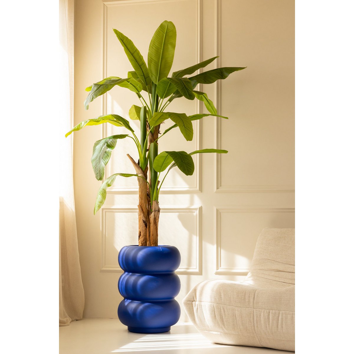Kunst Bananenplant 180 cm, Met 3 Stammen