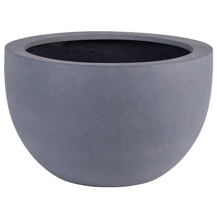 Plantenpot Louisiana Grey, Fiberstone, Ø45 x H28 cm /of/ Ø60 x H38 cm, Vase The World
