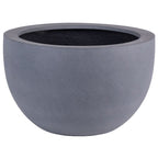Plantenpot Louisiana Grey, Fiberstone, Ø45 x H28 cm /of/ Ø60 x H38 cm, Vase The World