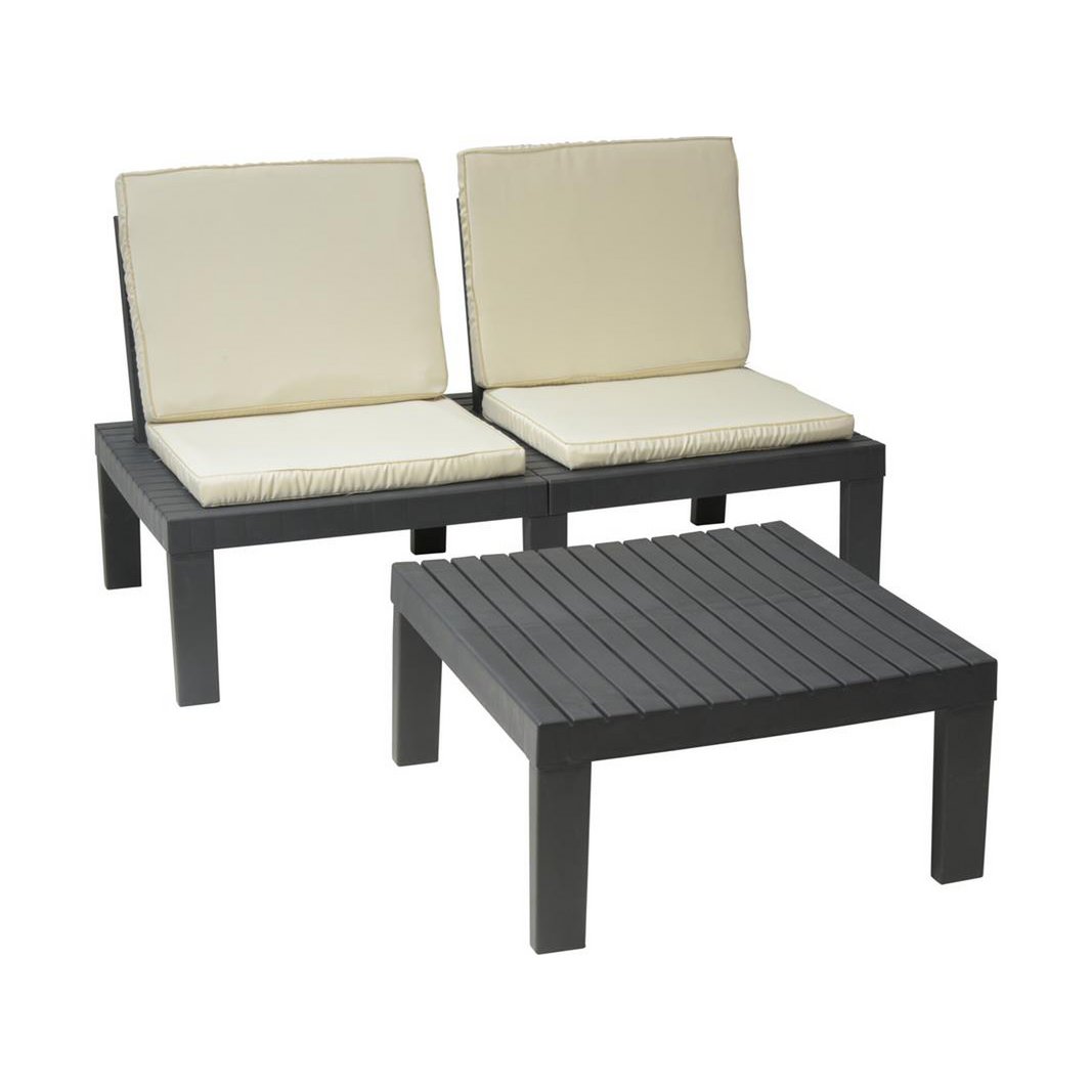 Tuinset Makerena met Kussens, Balkonset 132 x 68 cm