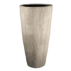 Plantenpot Java Stripe Beige, Hoog Model, Ø38 x H80 cm /of/ Ø47 x H100 cm, Vase The World