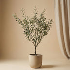 Artificial Olive Tree In Pot - Artificial Plant - Uv - 90 Cm
