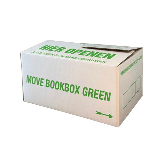 Pallet levering: Vanaf 100 Boekendozen | Boekendoos Autolock (EB-golf) | 40 kg draagvermogen