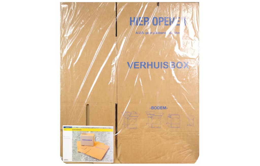 Pallet levering: Vanaf 100 Verhuisdozen | Extra Strong (BC-Golf) | Tot 80 kg draagvermogen