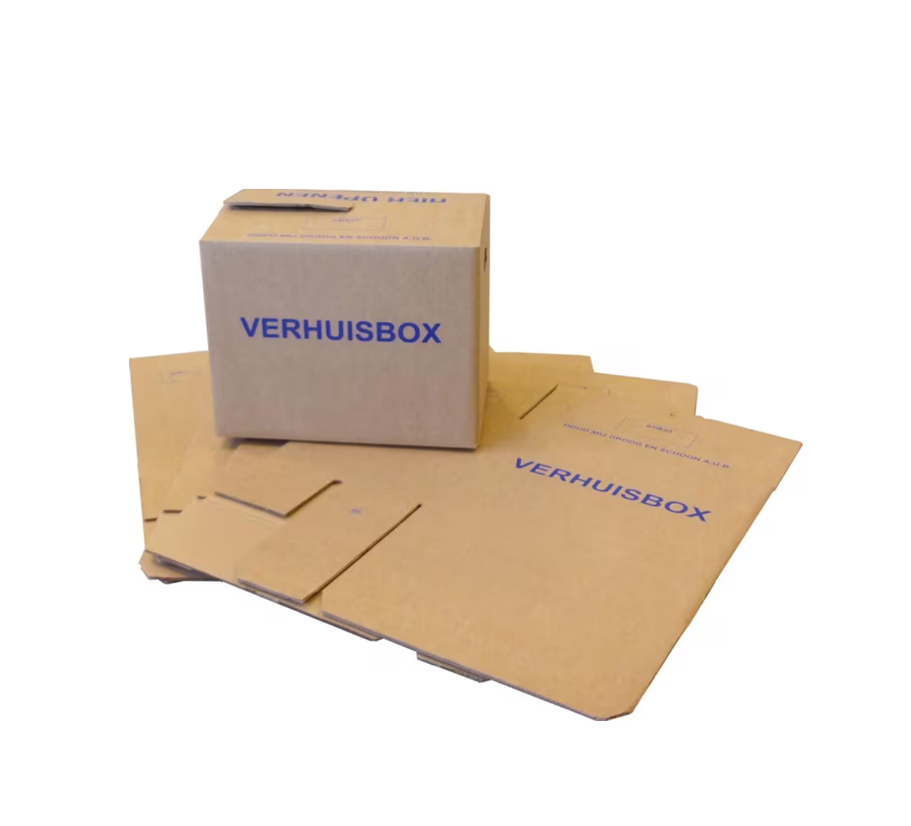 Professionele Extra Strong Verhuisdoos (per 1 doos) | BC-Golfkarton | 485x320x355mm | 80kg Draagkracht | Ultiem Verhuisgemak