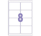 Kangaro | Zelfklevende Etiketten A4 | 5 vellen | 8 etiketten per vel | Labels voor verhuizen