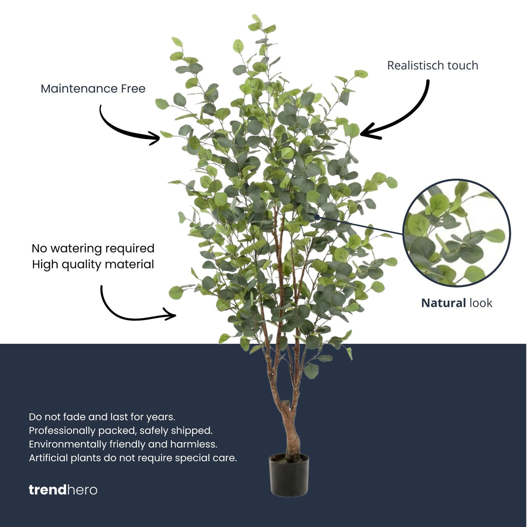 Eucalyptus Tree - 140 Cm - Artificial Plant