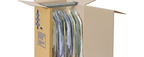 Professionele Garderobedoos (per 1 doos) | 50x50x100 cm | Stevige Verhuisdoos met Hangroede | Bescherm je Kleding Tijdens Verhuizing