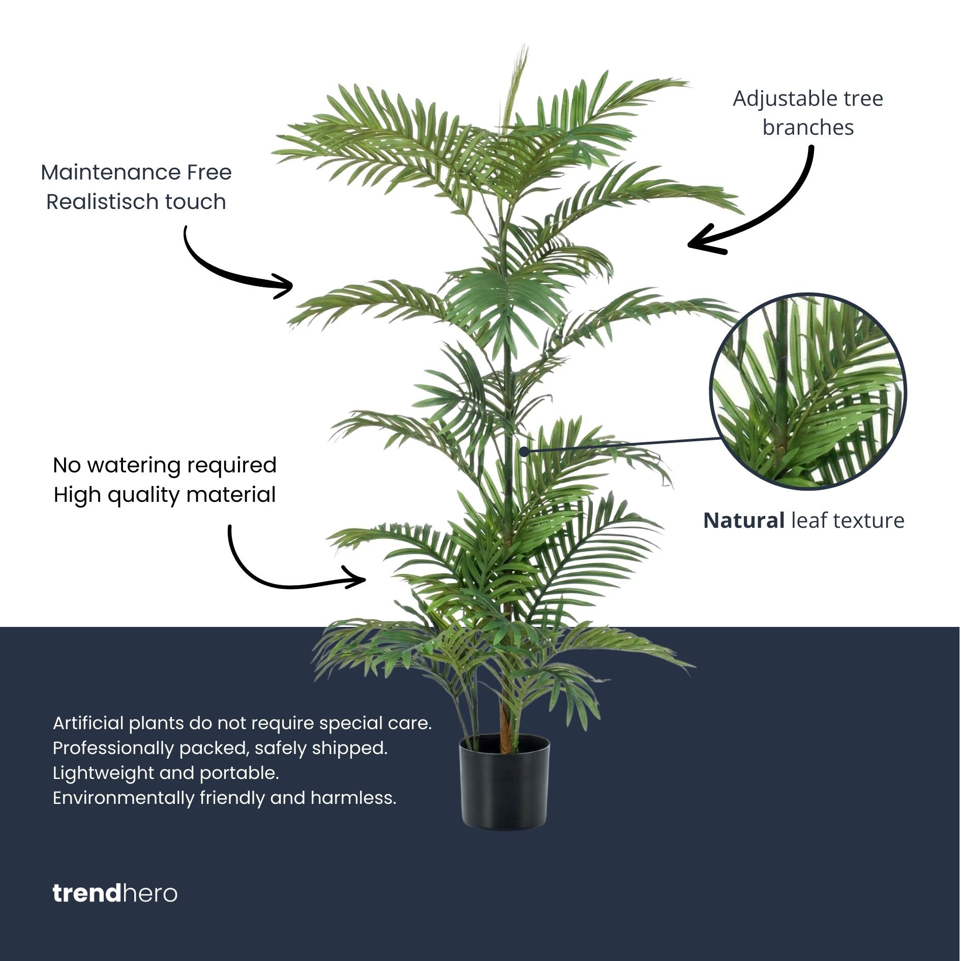 Palm Phoenix - 120 Cm – Artificial Plant