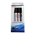 Sigma Permanent Markers | 4-Delige Set | Ronde Punt | Zwart, Rood, Blauw | Professioneel Labelen & Verhuizen