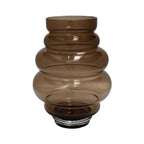 Maputo vaas taupe, mondgeblazen glas, Vase The World