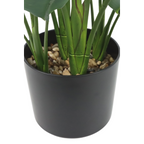 Strelitzia Kunstplant 70 cm, Groen (6 Bladeren)