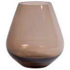 Tasman vaas taupe, mondgeblazen glas, Vase The World