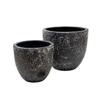 Plantenpot Laki Relic Black Set van 2, Ø36 en Ø25 cm, Vase The World