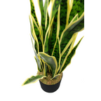 Sansevieria Kunstplant 70 cm, Groen Geel