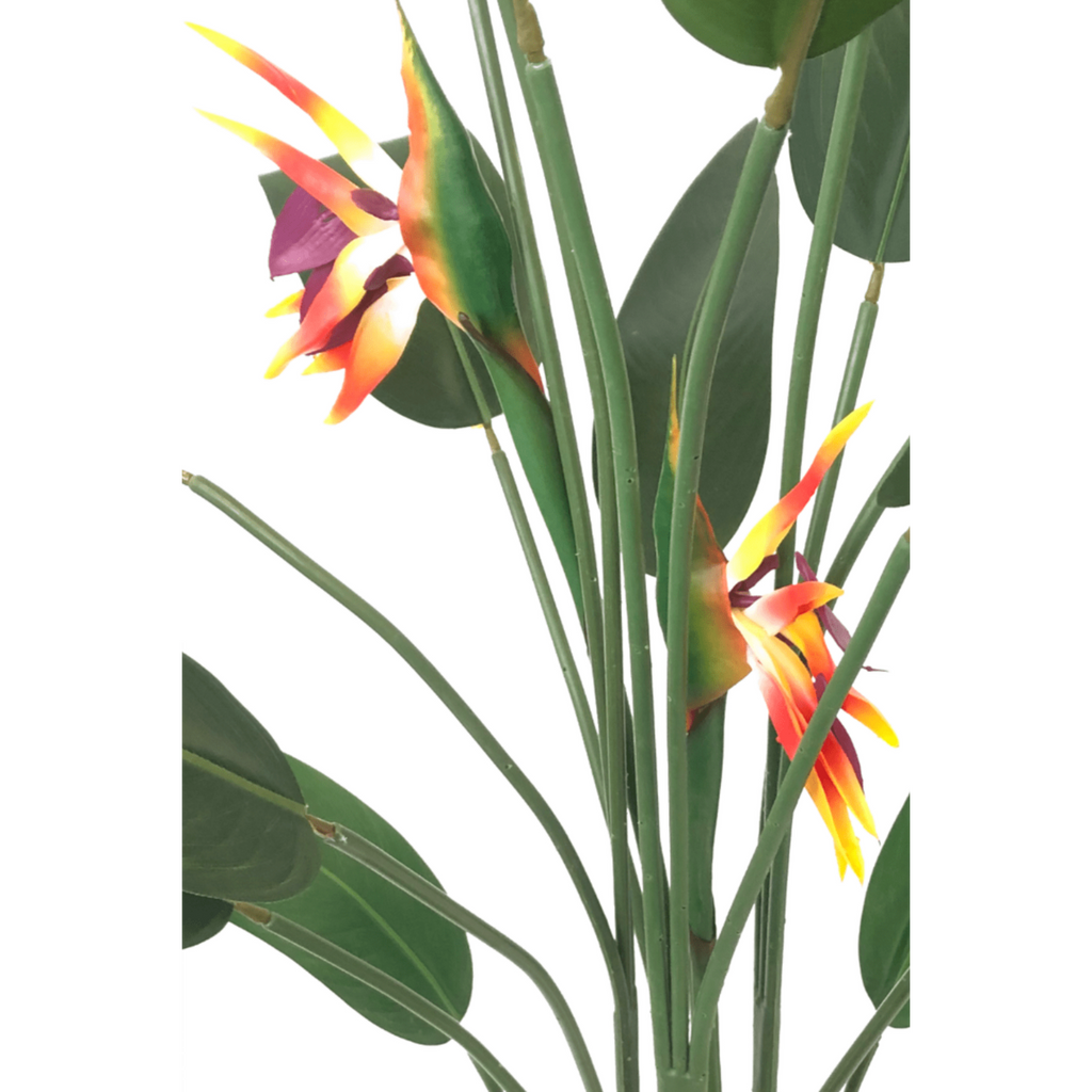 Strelitzia Kunstplant 110 cm, Met Bloem