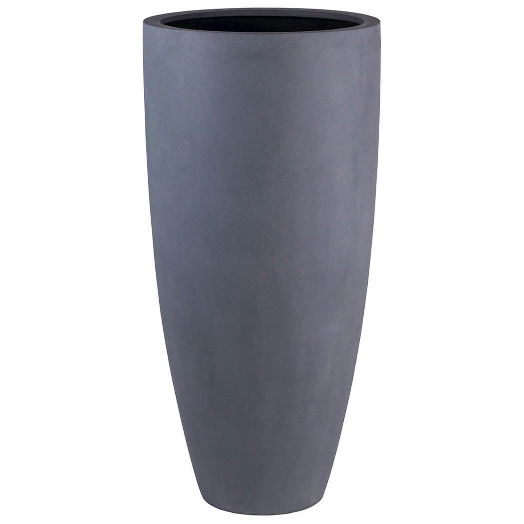 Plantenpot Kentucky Grey, Hoog Model, Ø36.5 x H80 cm /of/ Ø47 x H100 cm Vase The World