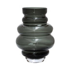 Maputo vaas grey, mondgeblazen glas, Vase The World