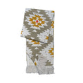 Ethvora plaid 130x170 cm, boho geometrisch patroon met franjes, Urbane Hide