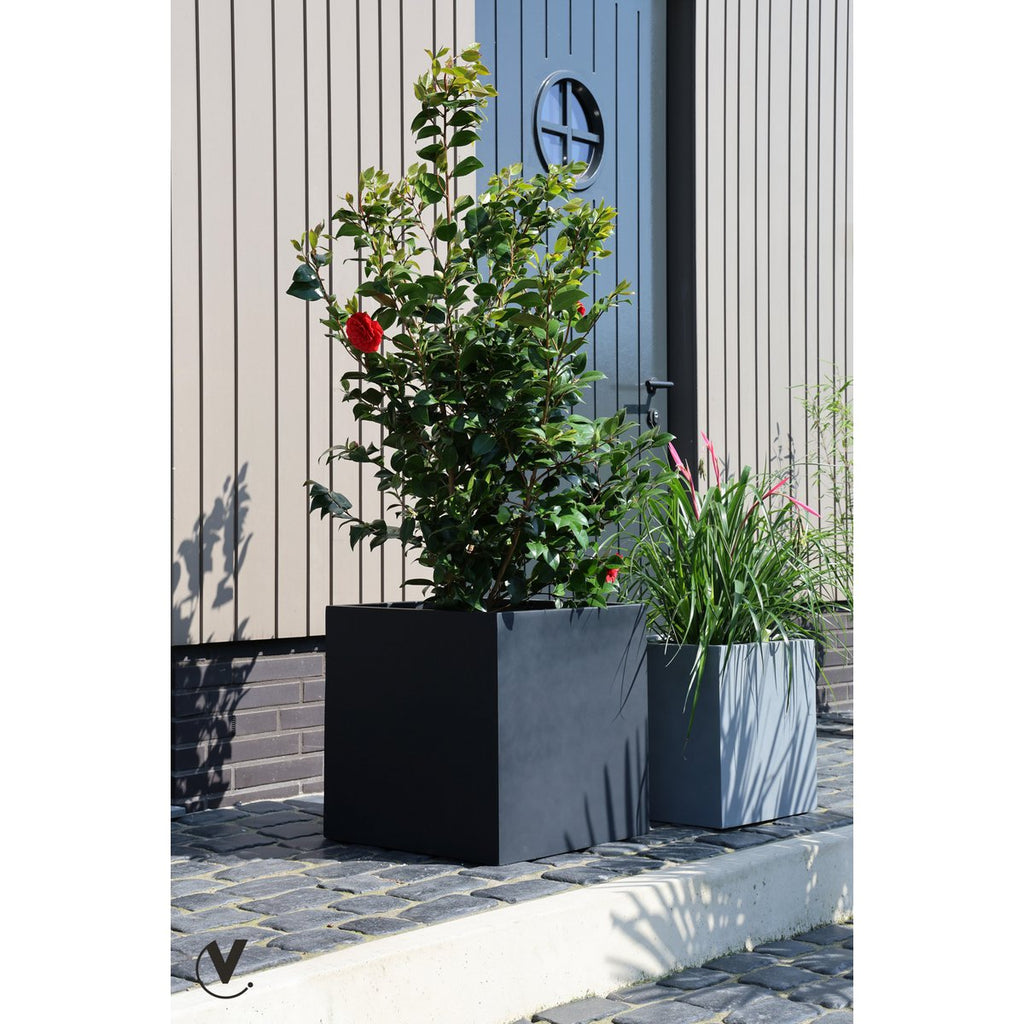 Plantenbak El Salvador Black, L40xB40xH40 cm /of/ L50xB50xH50, Vase The World