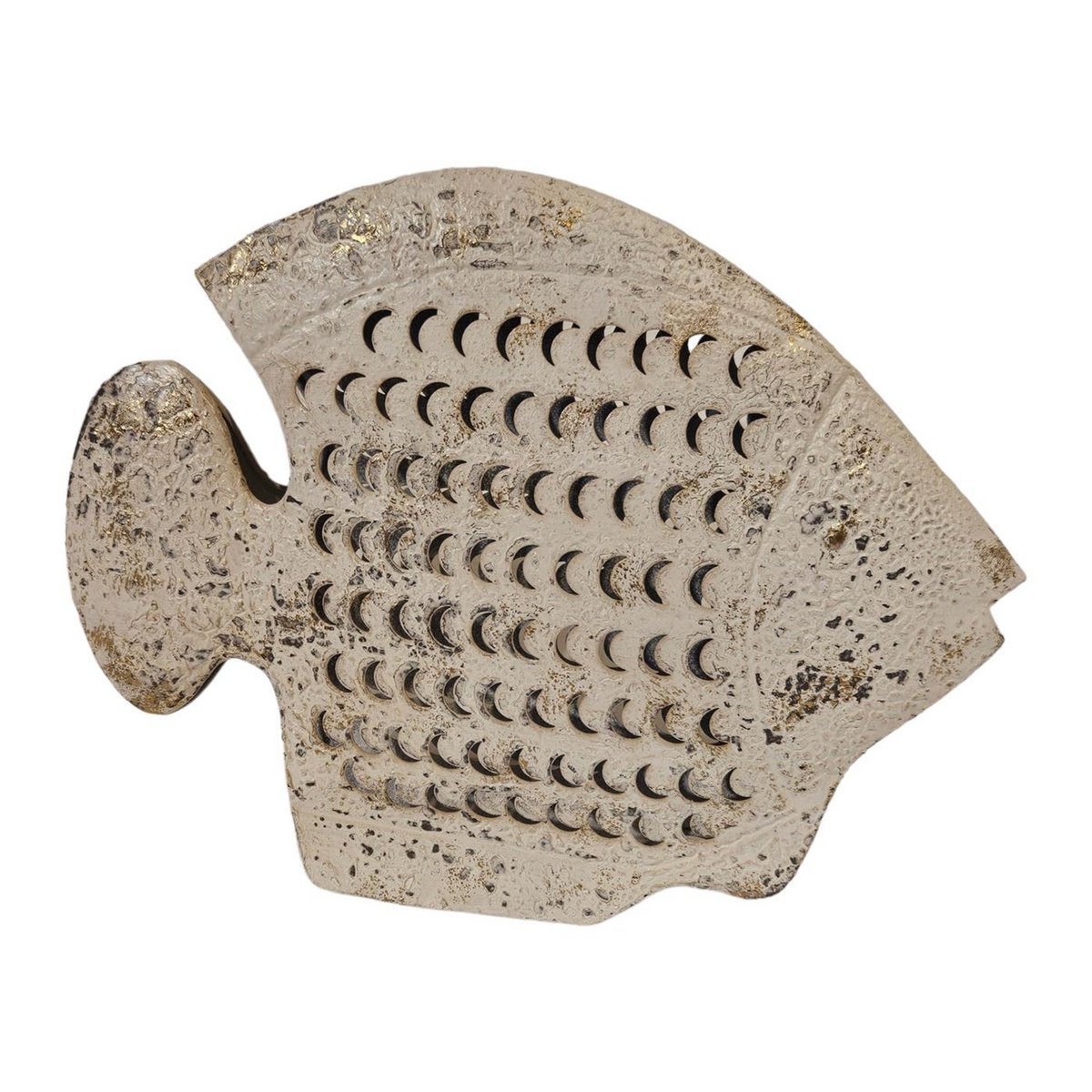 Decoratie Vis metaal 40x7,5x30,5cm