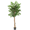 Kunst Ficus 150 cm, Groen (Ficus Benjamina)