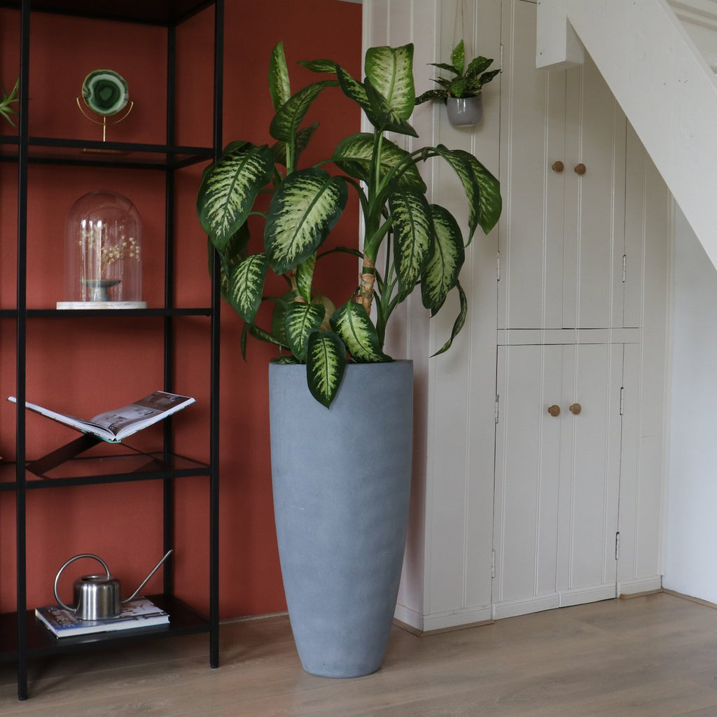 Plantenpot Kentucky Grey, Hoog Model, Ø36.5 x H80 cm /of/ Ø47 x H100 cm Vase The World