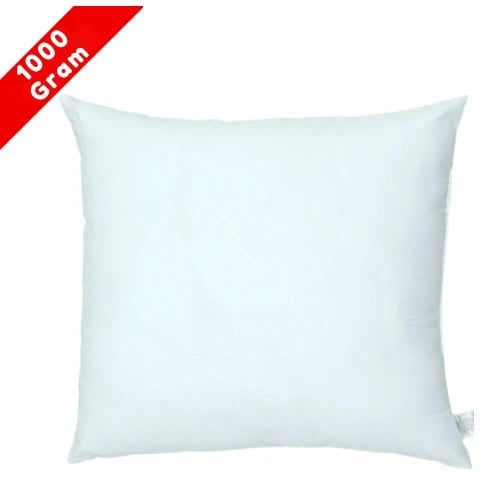 Binnenkussen 50x50 cm, microvezel vulling 1000 g, wit polyester, Urbane Hide
