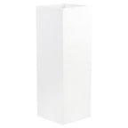 Zuil en Plantenbak Mont Blanc, Pearl Shiny White, Dubbelzijdig, Vase The World