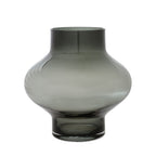 Ruvuma vaas grey, mondgeblazen glas, Vase The World