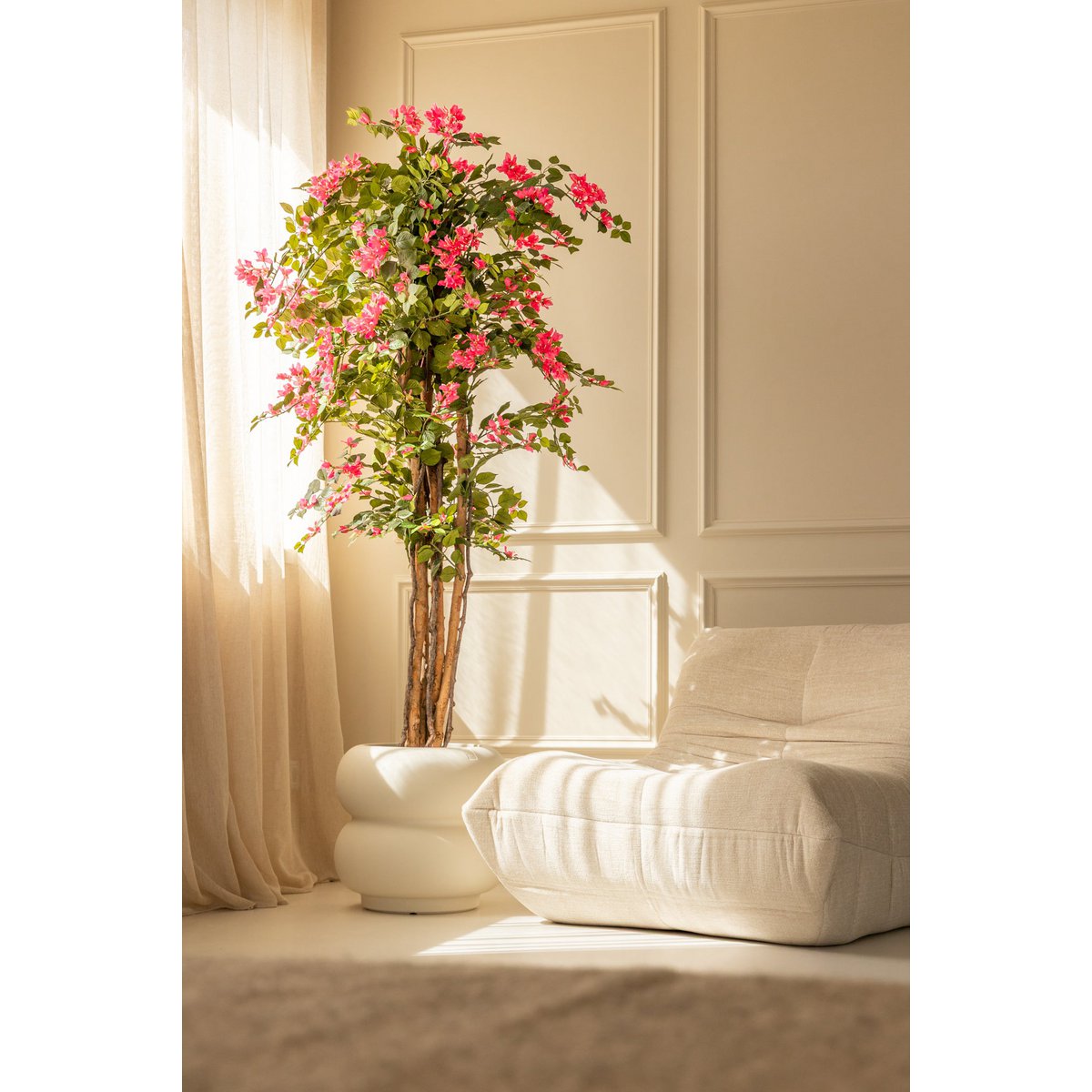 Bougainvillea Kunstplant 180 cm, Roze Bloemen