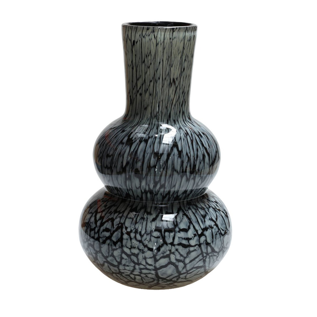 Lindi Elite vaas marble Limited Edition Ø22 cm, mondgeblazen glas, Vase The World