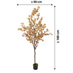 Eucalyptus Kunstboom 180 cm, Roestkleur, Warm Accent