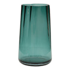 Parana vaas L Ø20 cm, blauw mondgeblazen glas, Vase The World