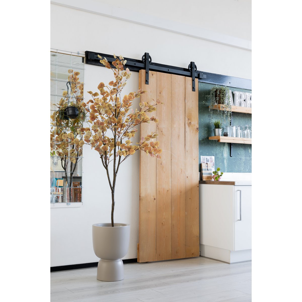 Eucalyptus Kunstboom 180 cm, Roestkleur, Warm Accent