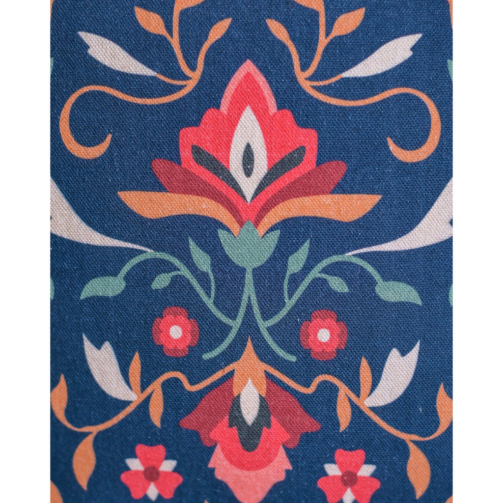 Bloemen kussenhoes 45x45 cm katoenen canvas, Urbane Hide