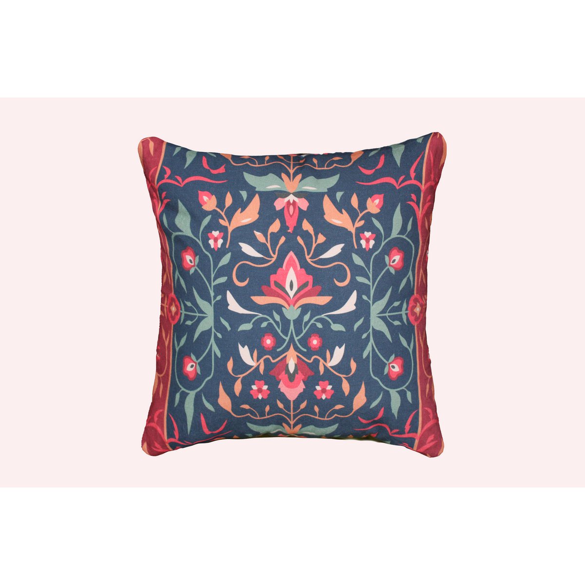 Bloemen kussenhoes 45x45 cm katoenen canvas, Urbane Hide