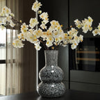 Lindi Elite vaas marble Limited Edition Ø22 cm, mondgeblazen glas, Vase The World
