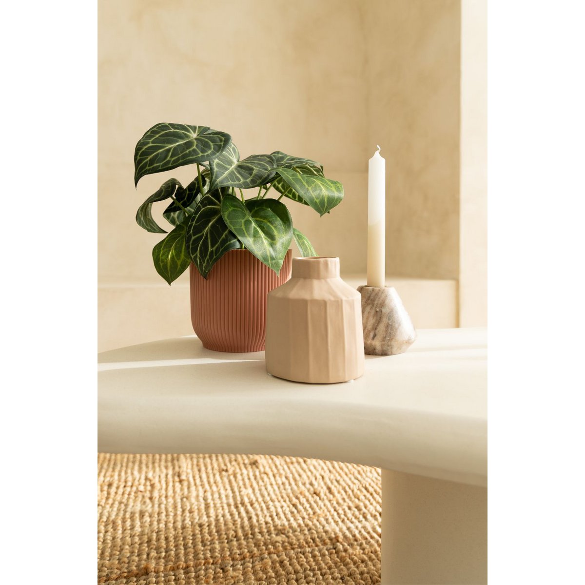 Syngonium Kunstplant 30 cm, Groen