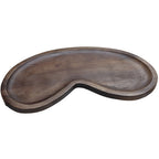 Vase The World dienblad Villeta walnut, houten serveer en decoratie tray (S of M)