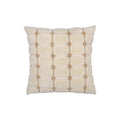 Tufera kussenhoes, getuft ruitpatroon in crème en beige, Urbane Hide
